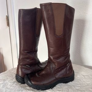 Keen Silverton Java leather waterproof snow boot